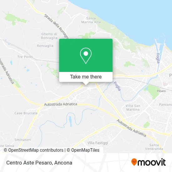 Centro Aste Pesaro map