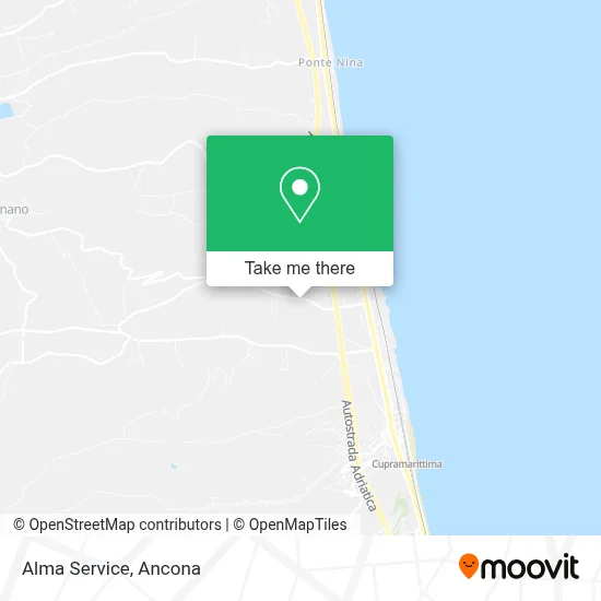 Alma Service map