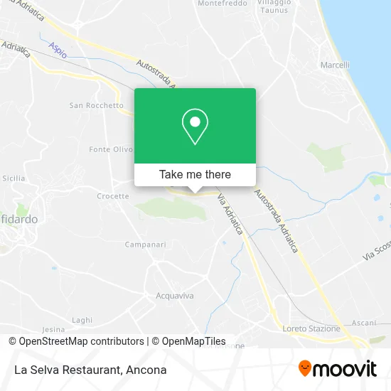 La Selva Restaurant map
