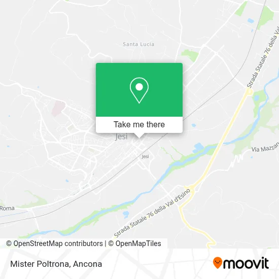 Mister Poltrona map