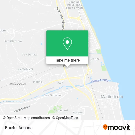 Box4u map