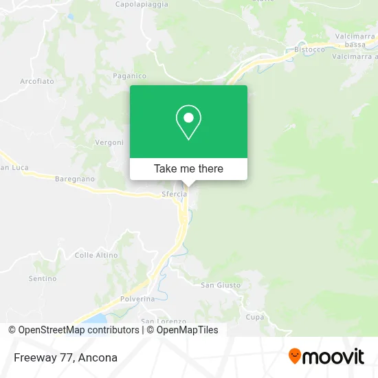 Freeway 77 map