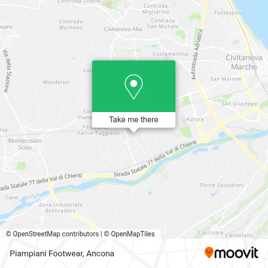 Piampiani Footwear map