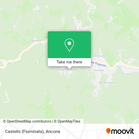 Castello (Fiuminata) map