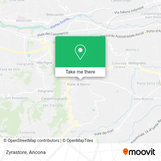 Zyrastore map
