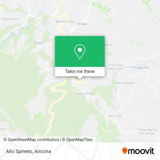 Allo Spineto map