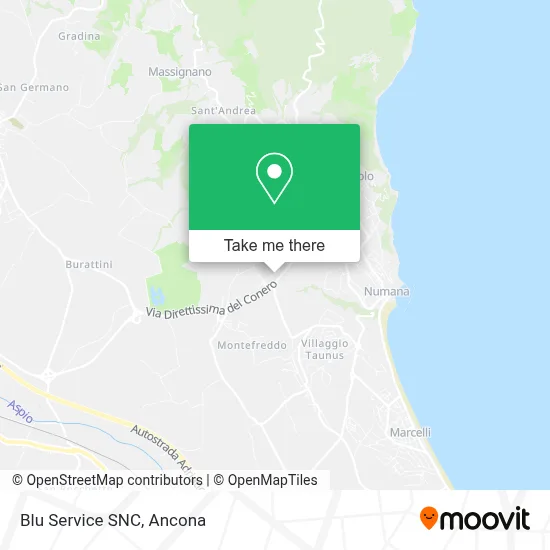 Blu Service SNC map