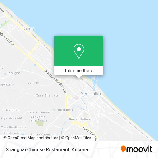 Shanghai Chinese Restaurant map