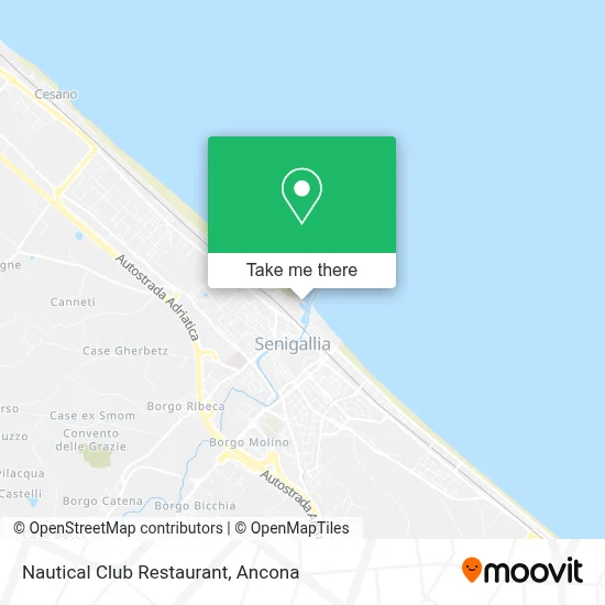 Nautical Club Restaurant map