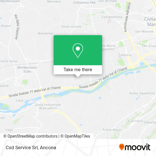 Csd Service Srl map