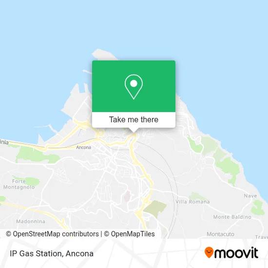 IP Gas Station map