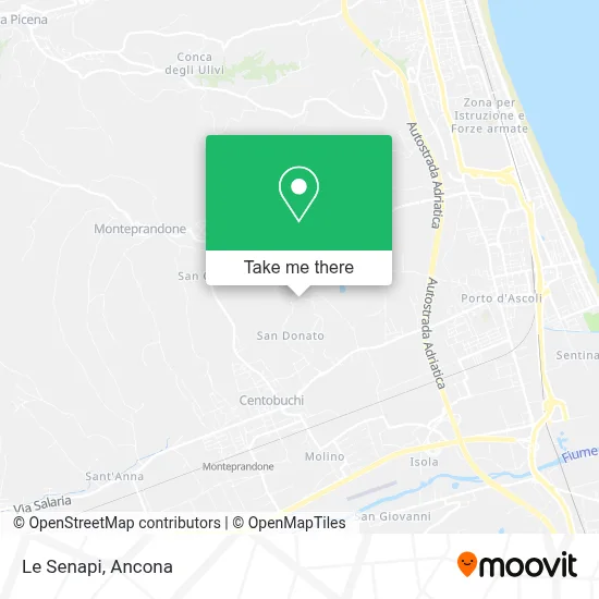 Le Senapi map