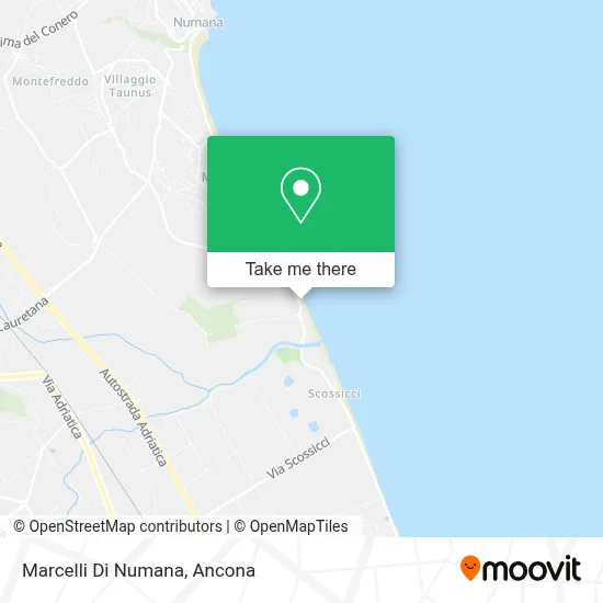 Marcelli Di Numana map