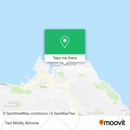 Taxi Moda map