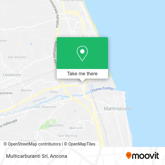 Multicarburanti Srl map