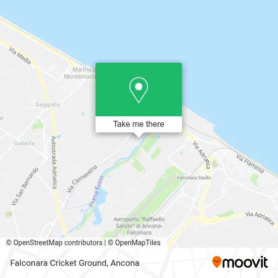 Falconara Cricket Ground map