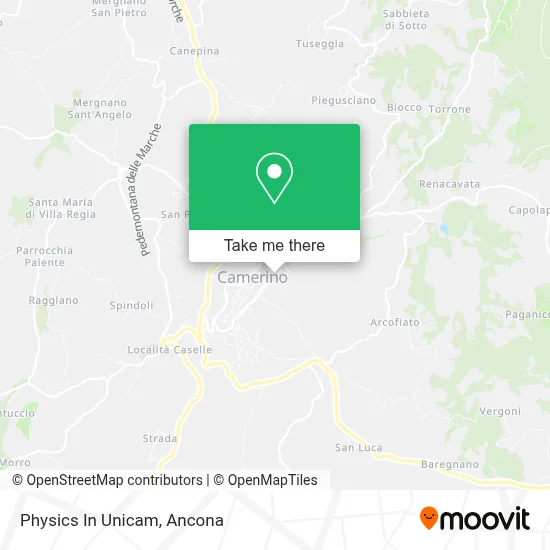 Physics In Unicam map