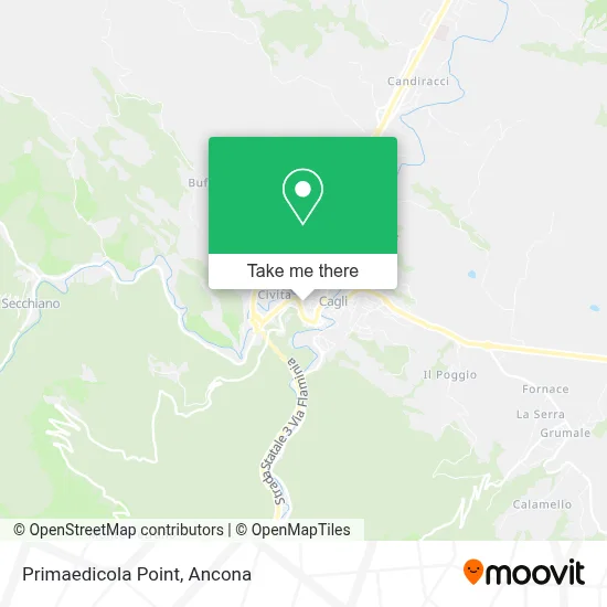 Primaedicola Point map