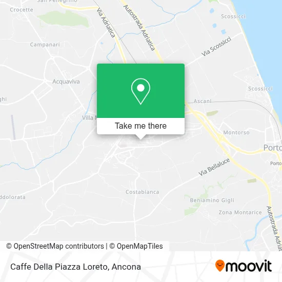 Caffe Della Piazza Loreto map