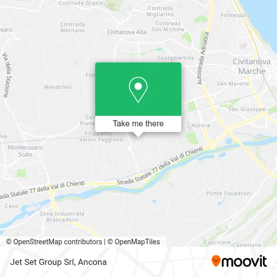 Jet Set Group Srl map