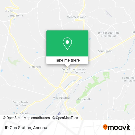 IP Gas Station map
