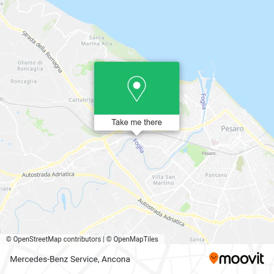 Mercedes-Benz Service map