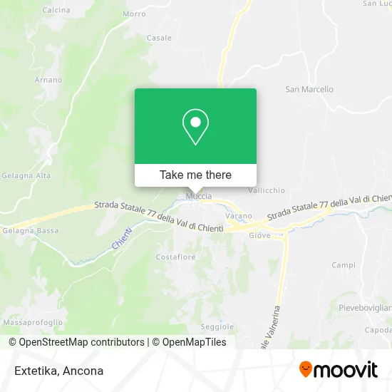 Extetika map