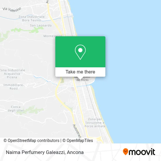 Naima Perfumery Galeazzi map