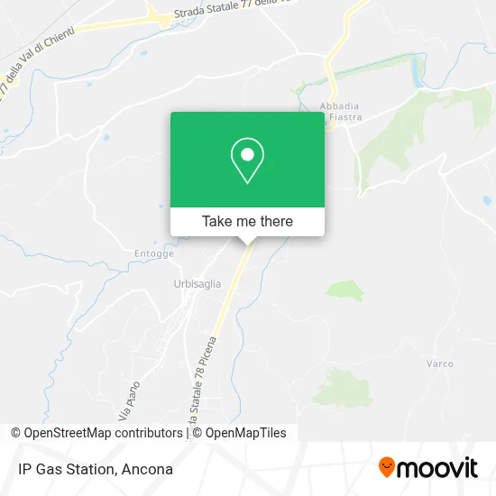 IP Gas Station map