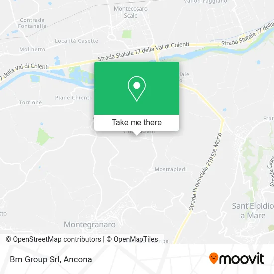 Bm Group Srl map