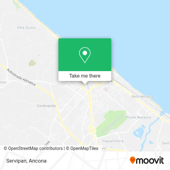 Servipan map
