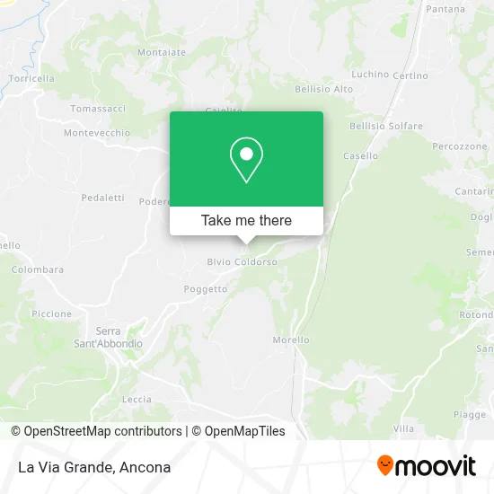 La Via Grande map