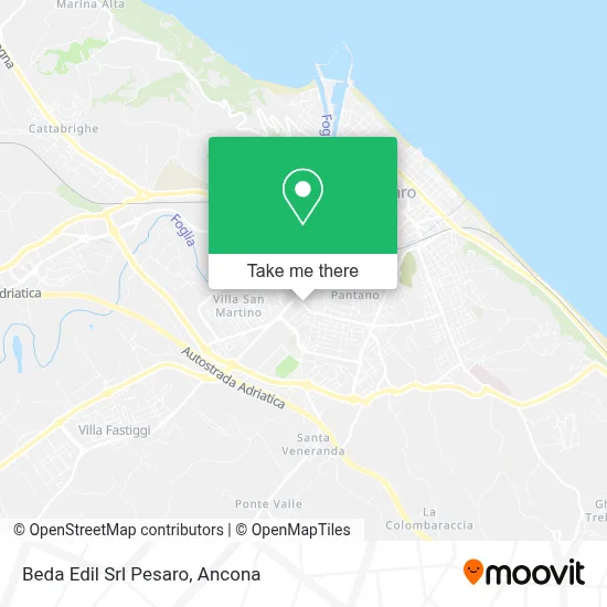 Beda Edil Srl Pesaro map