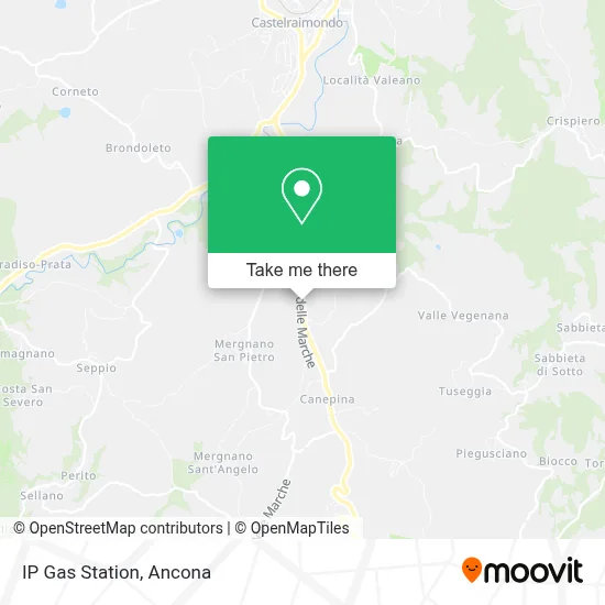 IP Gas Station map