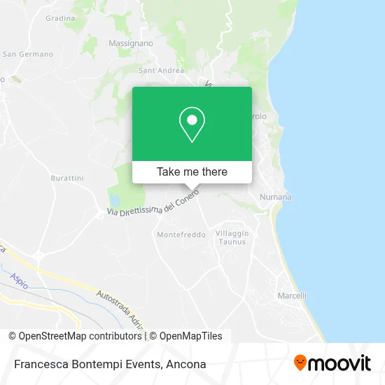 Francesca Bontempi Events map