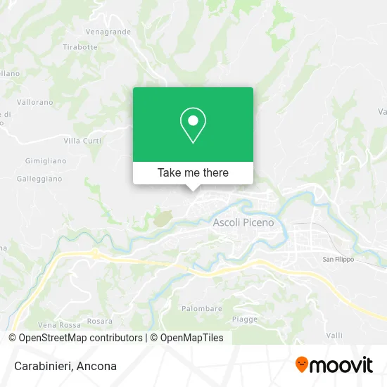 Carabinieri map