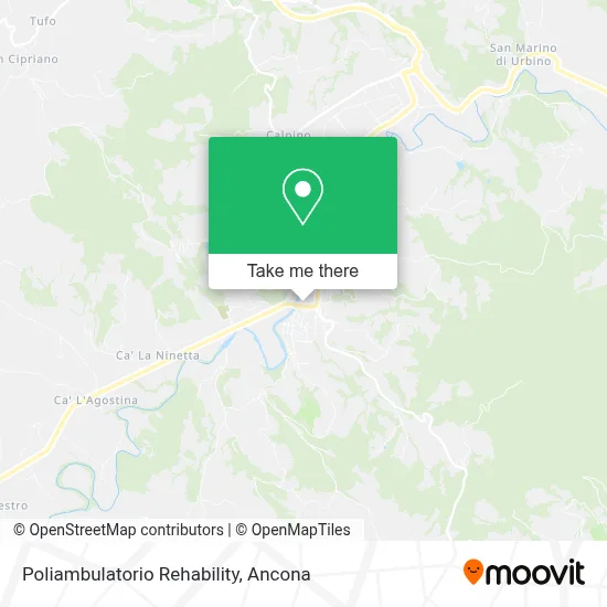 Poliambulatorio Rehability map