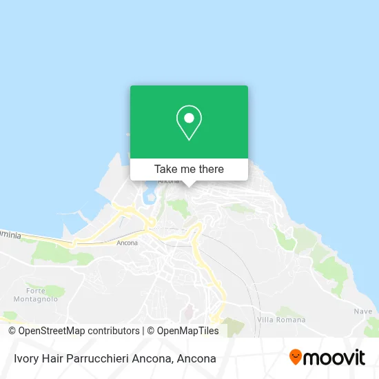 Ivory Hair Parrucchieri Ancona map