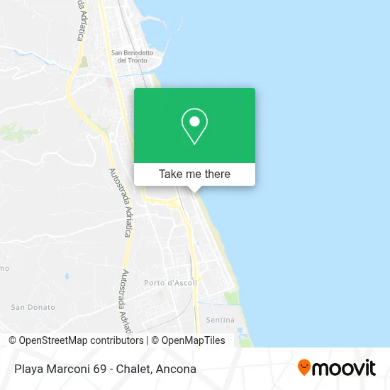 Playa Marconi 69 - Chalet map