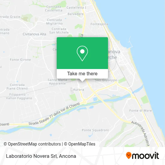 Laboratorio Novera Srl map