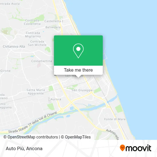 Auto Più map