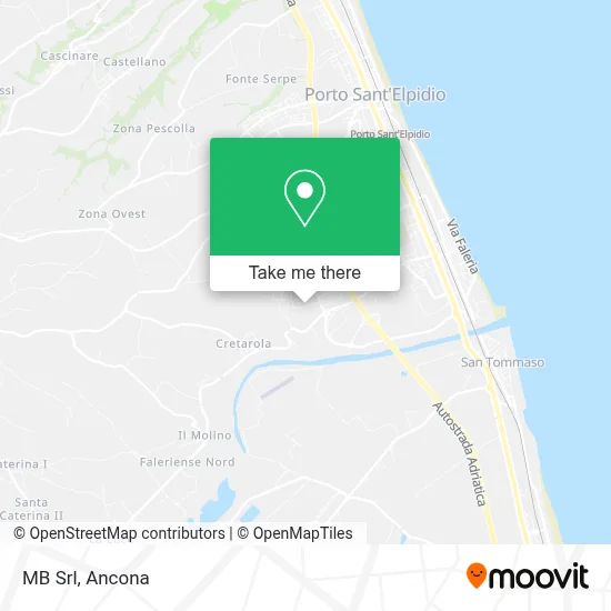 MB Srl map