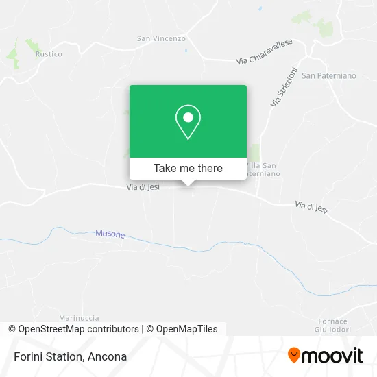 Forini Station map