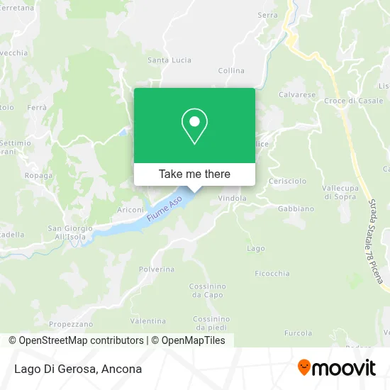 Lago Di Gerosa map