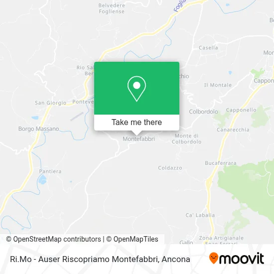 Ri.Mo - Auser Riscopriamo Montefabbri map