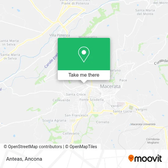 Anteas map