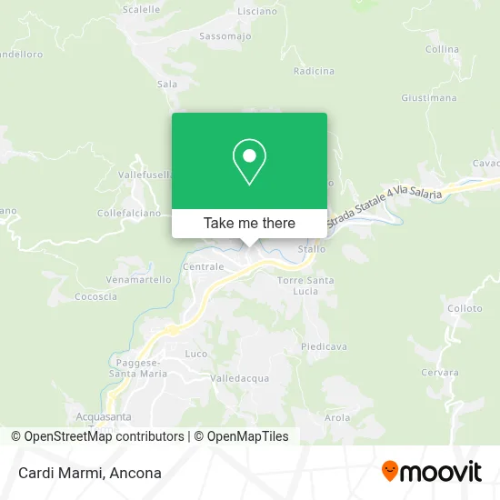 Cardi Marmi map