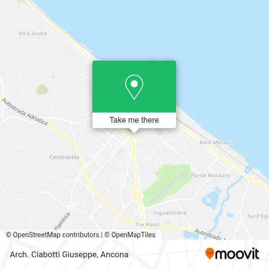 Arch. Ciabotti Giuseppe map