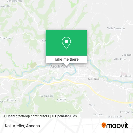 Koij Atelier map