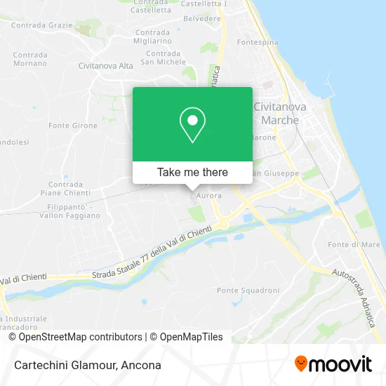 Cartechini Glamour map